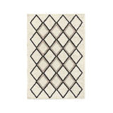 Tapis marron et beige 