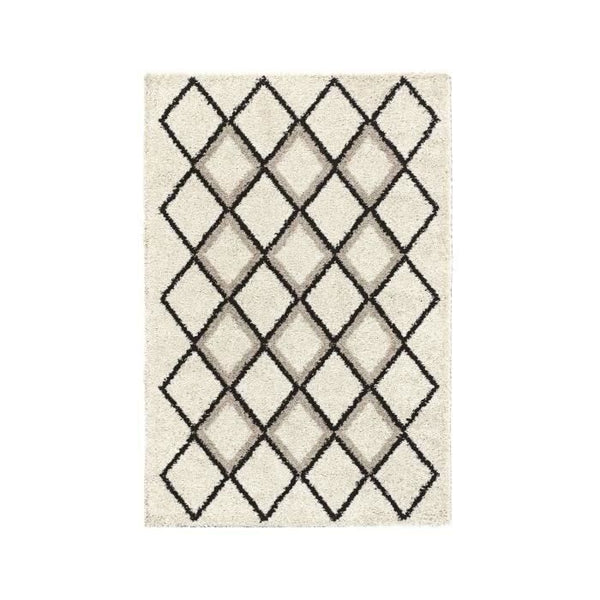 Tapis marron et beige 