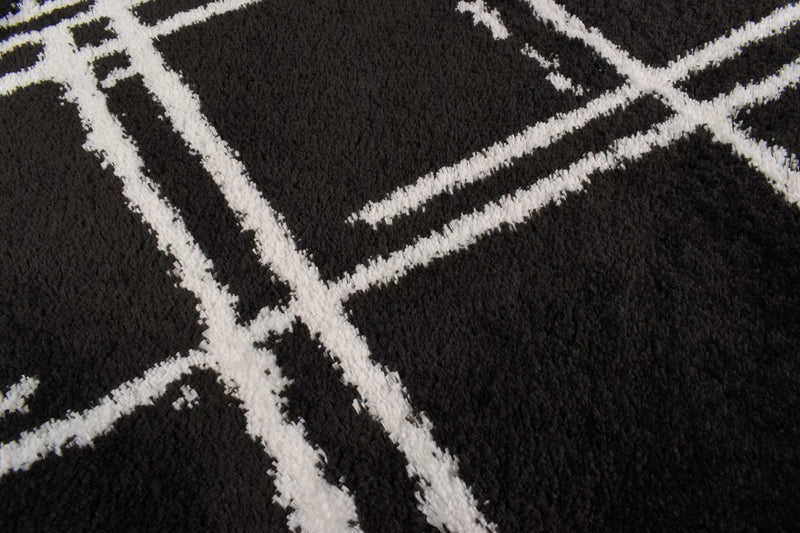 Tapis noir doux