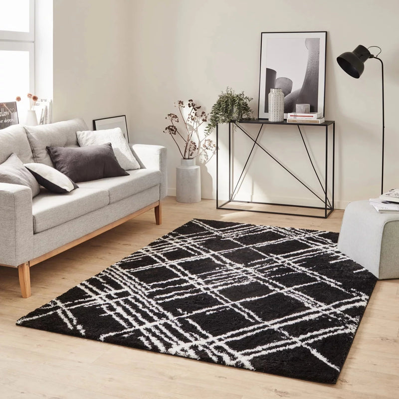 Tapis noir doux