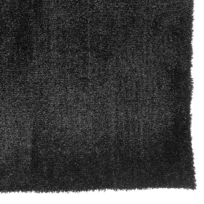 Tapis noir shaggy