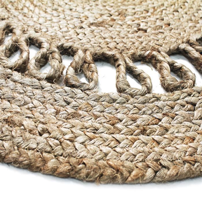 Tapis rond scandinave