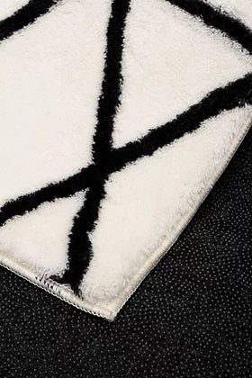 Tapis salon géométrique