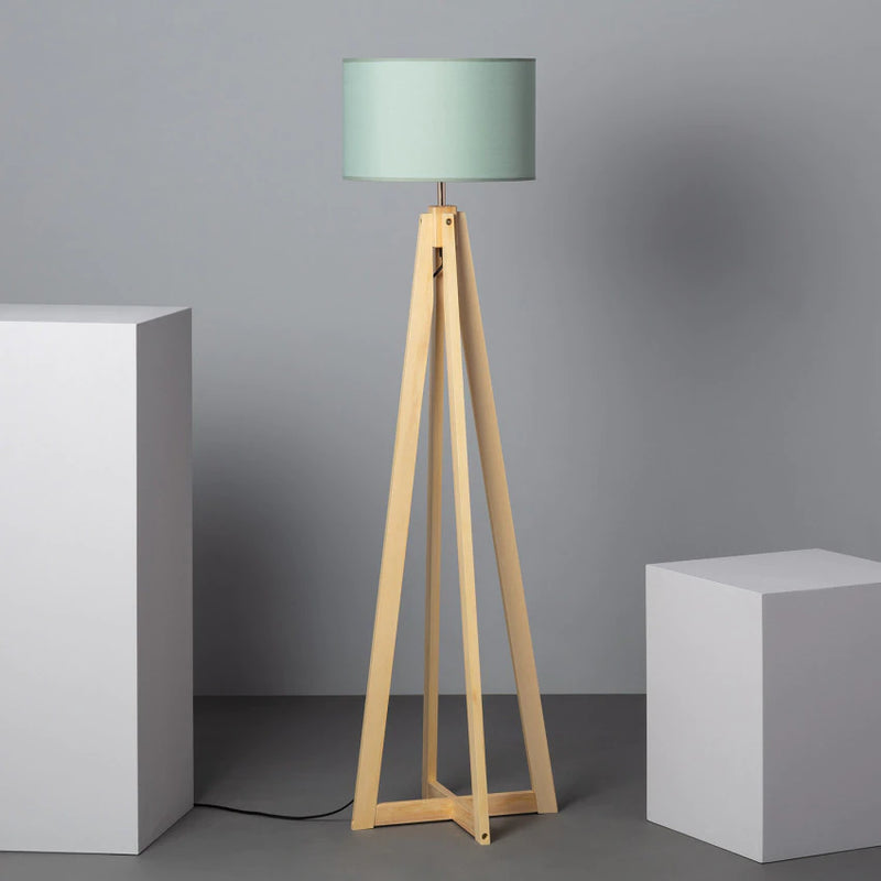 Lampadaire design bois