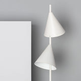 Lampadaire salon design blanc