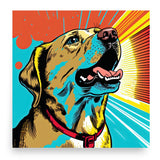 Tableau chien pop art