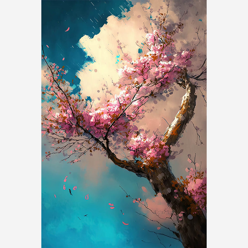 poster arbre et fleur de cerisier