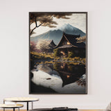 Tableau paysage Japonais