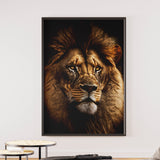 tableau tete de lion