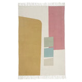 Tapis bohème multicolore