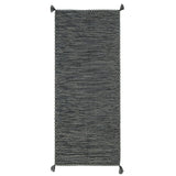 Tapis bohème gris foncé
