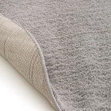 Tapis rond gris clair