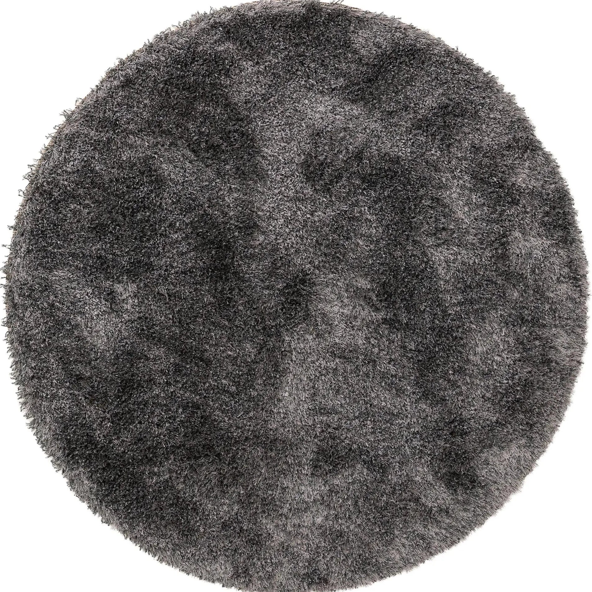 Tapis rond shaggy