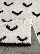 Tapis scandinave blanc