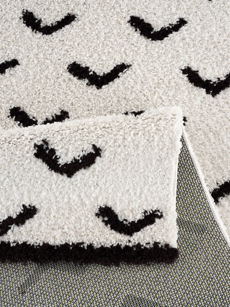 Tapis scandinave blanc