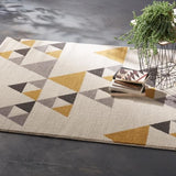 Tapis scandinave triangle moderne