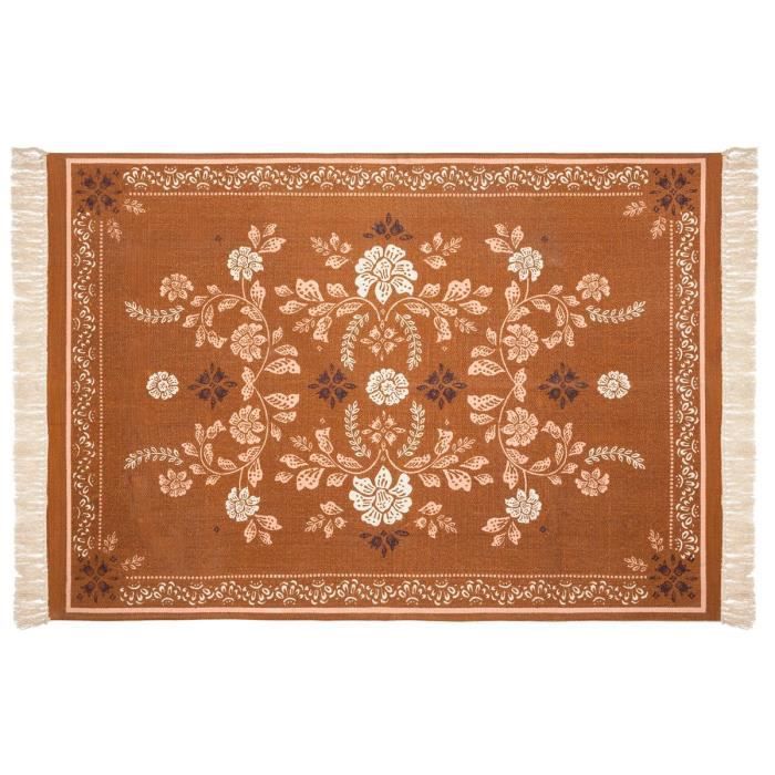 Tapis vintage terracotta